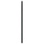 udskiftningsgavl 100 cm metal sort