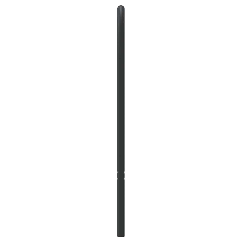 udskiftningsgavl 100 cm metal sort