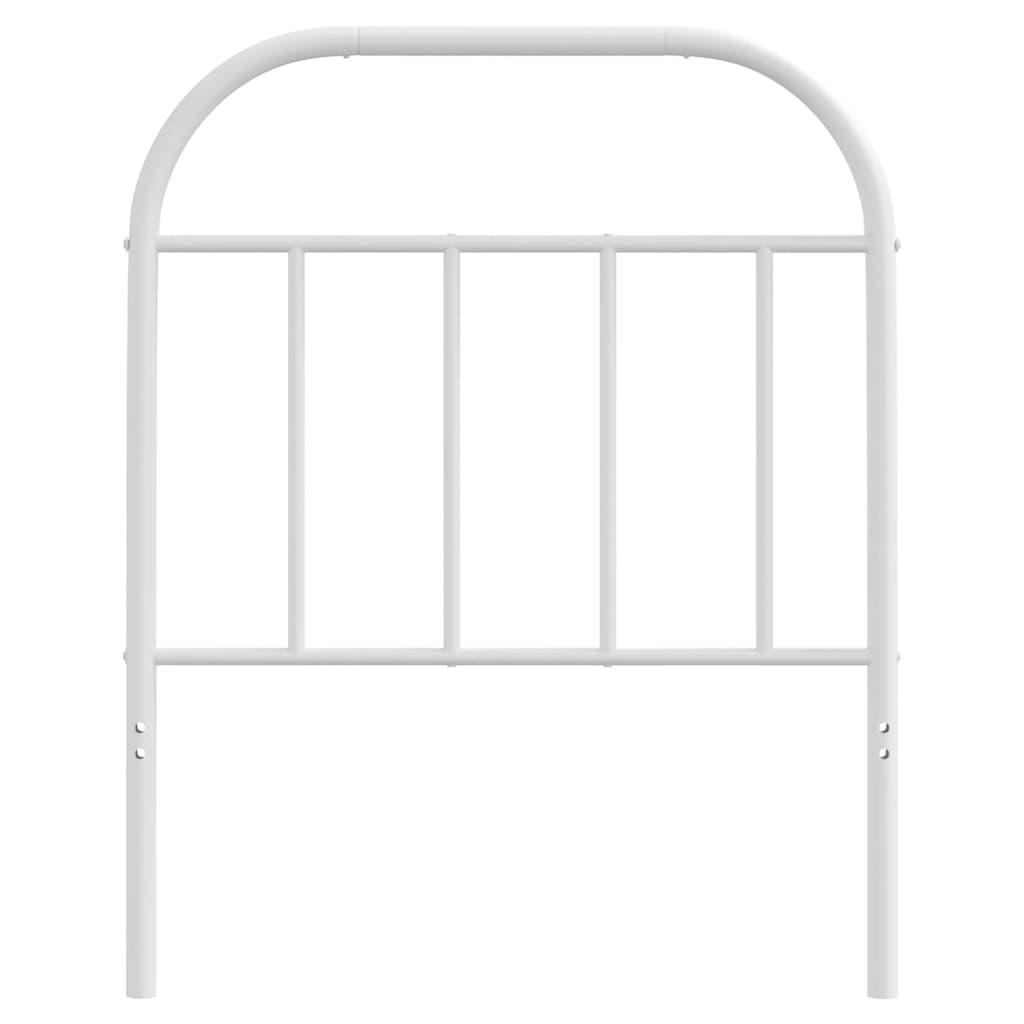 udskiftningsgavl 75 cm metal hvid