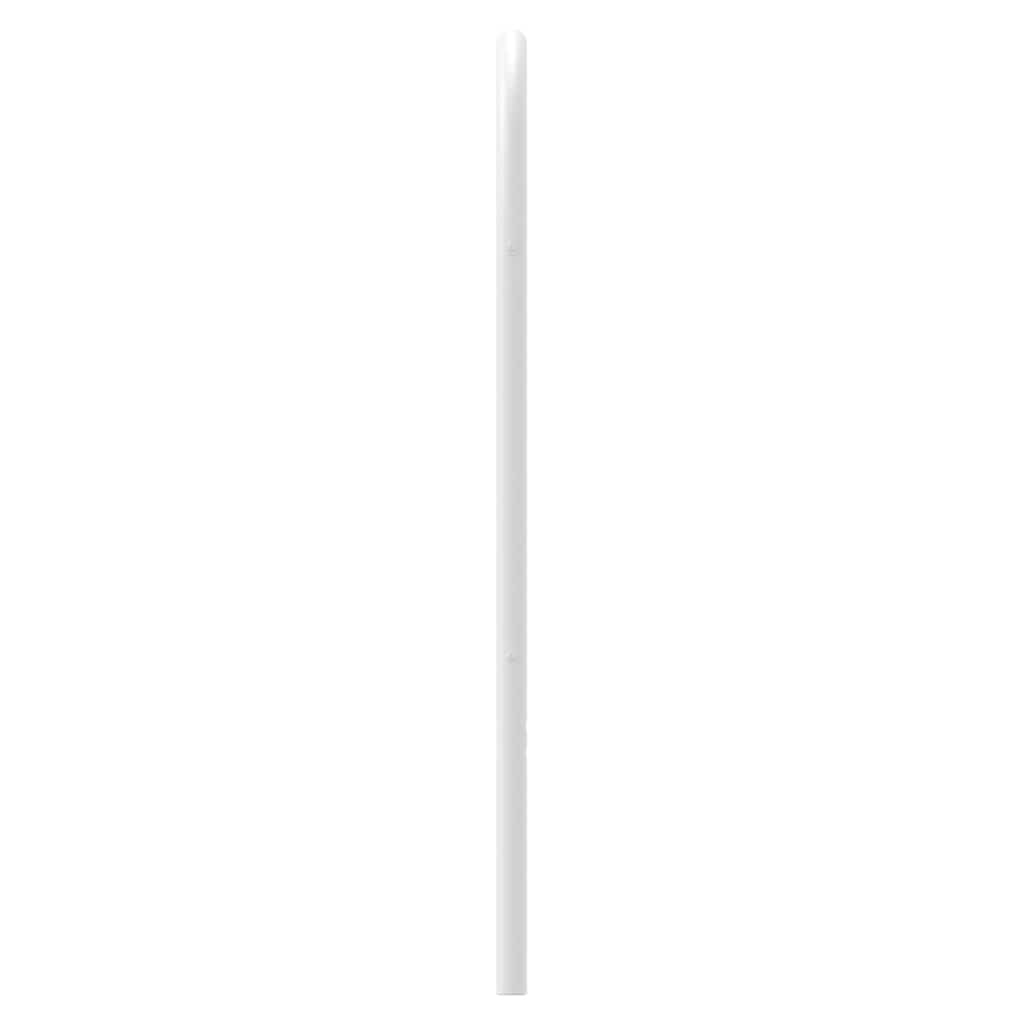 udskiftningsgavl 150 cm metal hvid