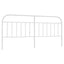 udskiftningsgavl 200 cm metal hvid