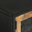 tv-bord 110x30x40 cm massivt mangotræ og jern