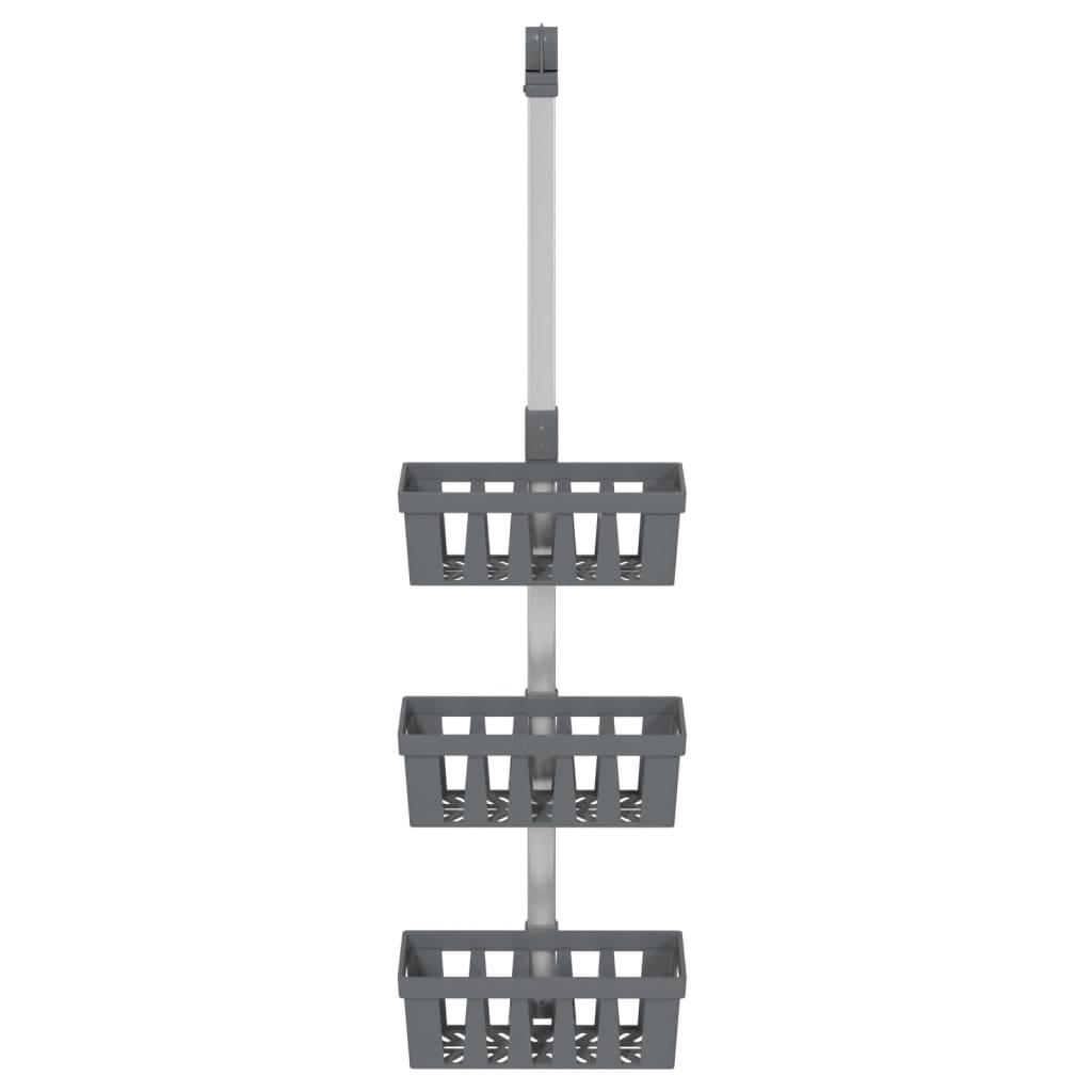 brusehylde 30x15x(67-105) cm aluminium