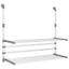 tørrestativ til altan 89x25x(60-95) cm aluminium