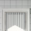 gardinstænger 2 stk. 40-60 cm aluminium hvid og sølvfarvet