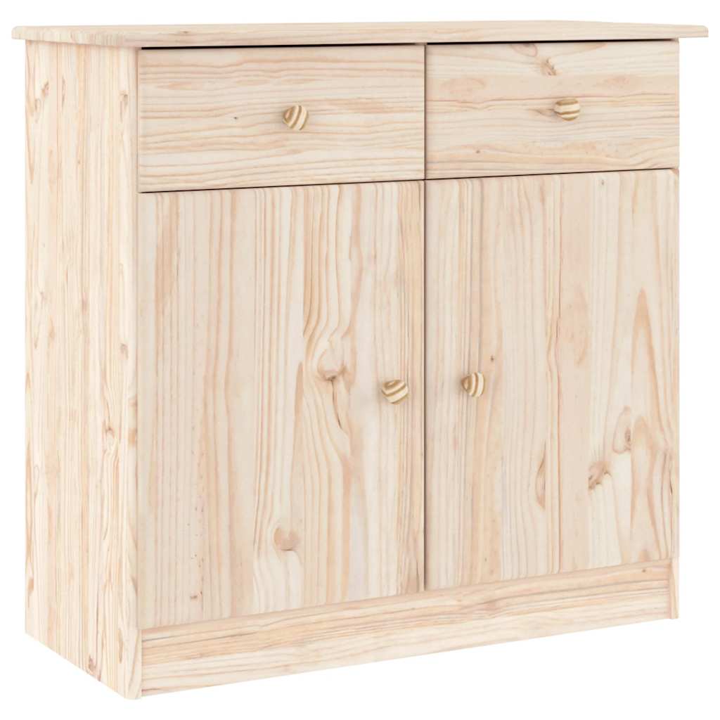 skænk ALTA 77x35x165 cm massivt fyrretræ