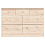 kommode ALTA 112x35x73 cm massivt fyrretræ