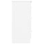 kommode ALTA 112x35x73 cm massivt fyrretræ hvid