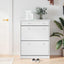 skoskab ALTA 77x35x96 cm massivt fyrretræ hvid