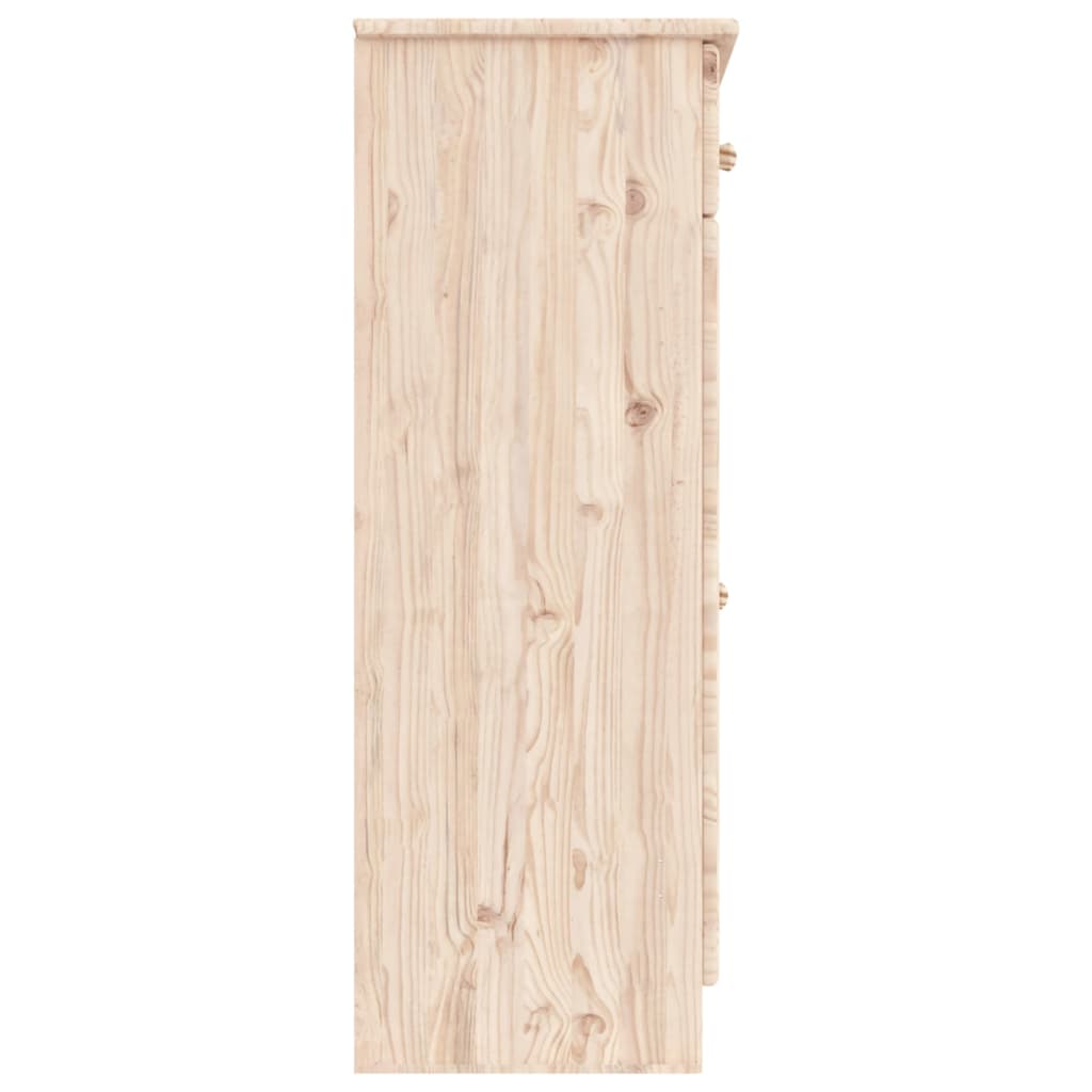 sengebord ALTA 77x35x96 cm massivt fyrretræ