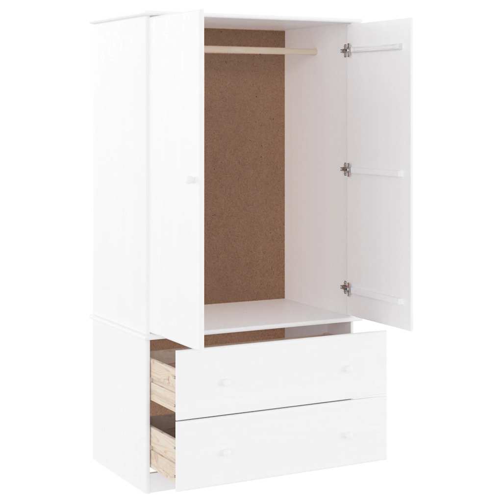klædeskab ALTA 90x55x170 cm massivt fyrretræ