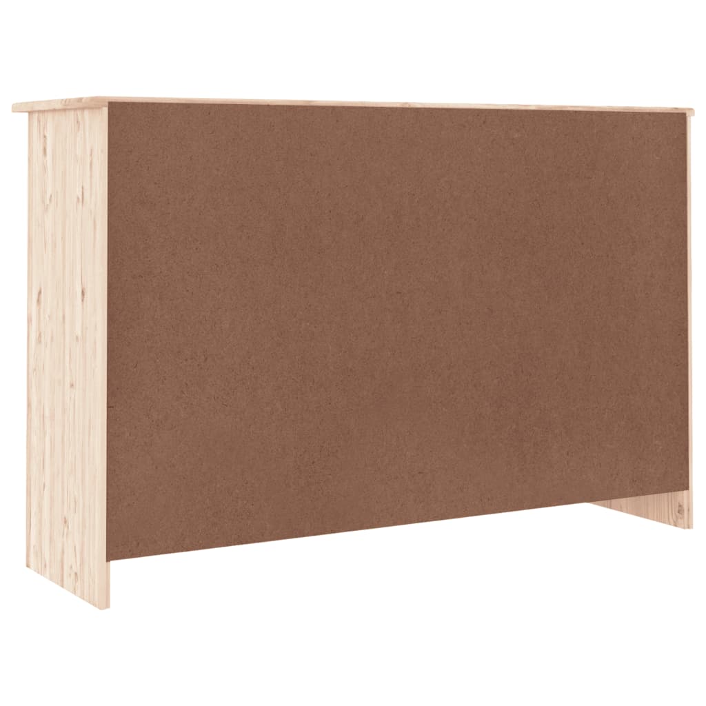 skænk ALTA 112x35x73 cm massivt fyrretræ
