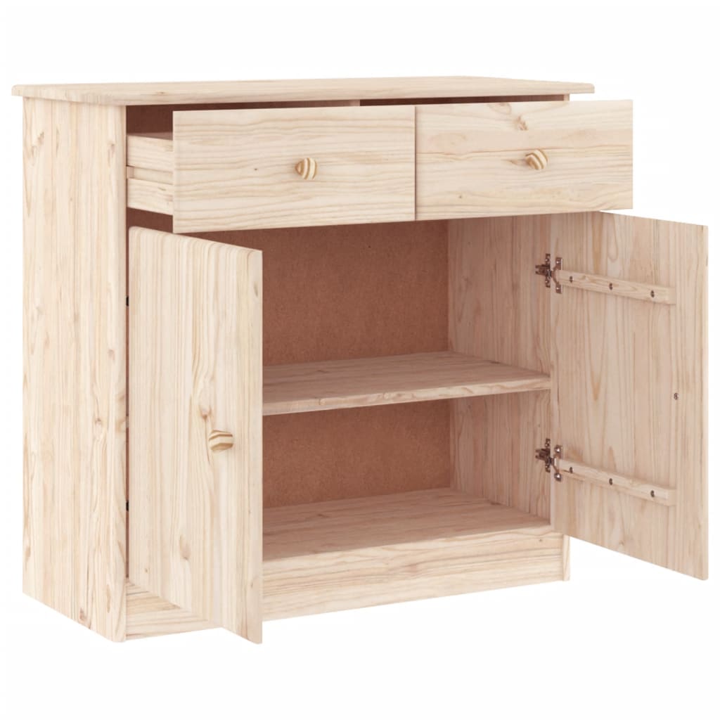 skænk ALTA 77x35x73 cm massivt fyrretræ