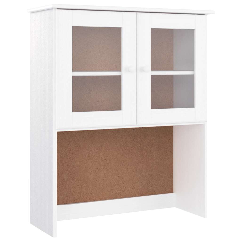 skabstop til skænk ALTA 77x30x92 cm massivt fyrretræ hvid