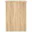 skrivebord 100x55x75 cm konstrueret træ sonoma-eg