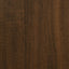 skrivebord 100x55x75 cm konstrueret træ brun egetræsfarve