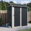 haveskur antracit 192x152,5x237 cm galvaniseret stål