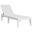 liggestol 186x60x29 cm PP hvid