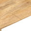 bænk 160x40x45 cm massivt mangotræ