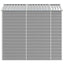 haveskur lysegrå 191x215x198 cm galvaniseret stål