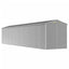 haveskur lysegrå 191x895x198 cm galvaniseret stål
