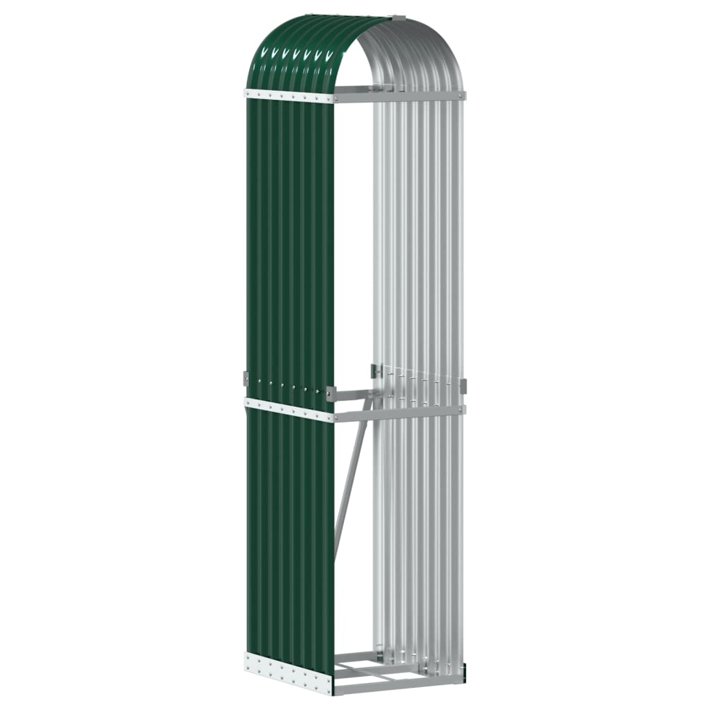brændestativ 40x45x170 cm galvaniseret stål grøn