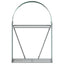 brændestativ 80x45x120 cm galvaniseret stål grøn
