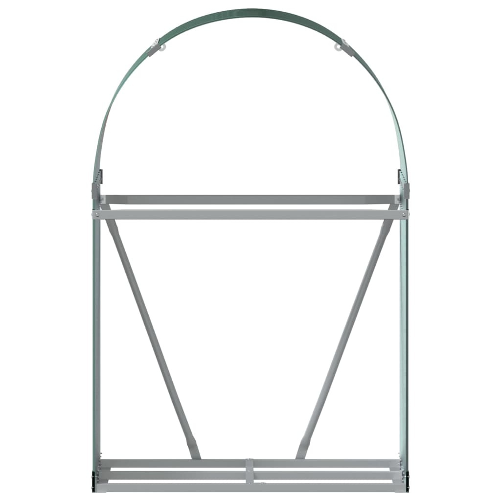brændestativ 80x45x120 cm galvaniseret stål grøn