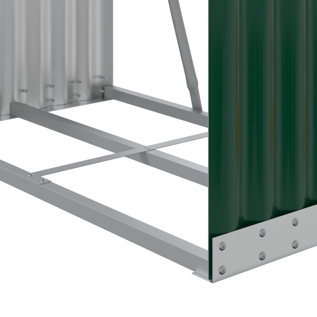 brændestativ 80x45x120 cm galvaniseret stål grøn