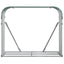 brændestativ 120x45x100 cm galvaniseret stål grøn