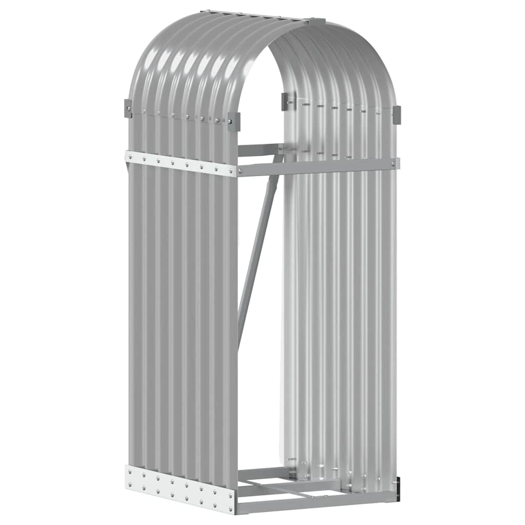 brændestativ 40x45x100 cm galvaniseret stål lysegrå