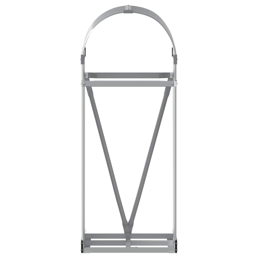 brændestativ 40x45x100 cm galvaniseret stål lysegrå