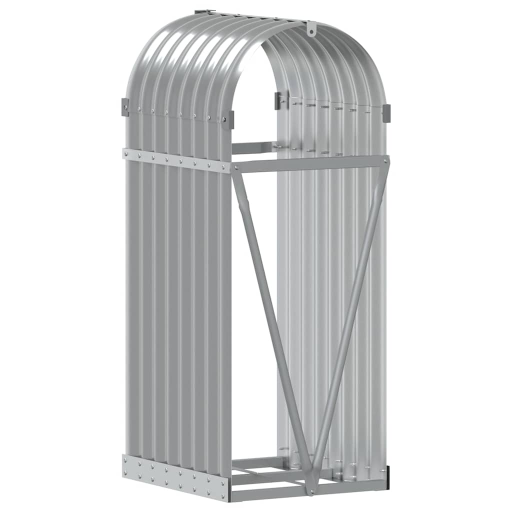 brændestativ 40x45x100 cm galvaniseret stål lysegrå