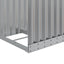 brændestativ 40x45x170 cm galvaniseret stål lysegrå