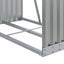 brændestativ 80x45x190 cm galvaniseret stål lysegrå