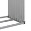 brændestativ 120x45x210 cm galvaniseret stål lysegrå