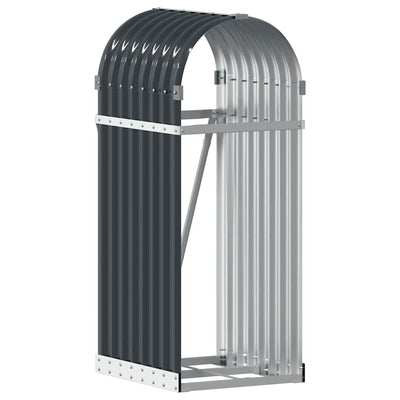 brændeholder antracit 40x45x100 cm galvaniseret stål