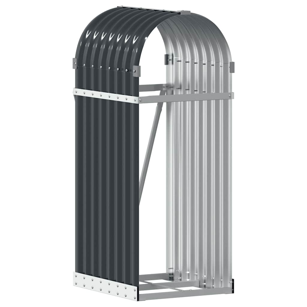 brændeholder antracit 40x45x100 cm galvaniseret stål