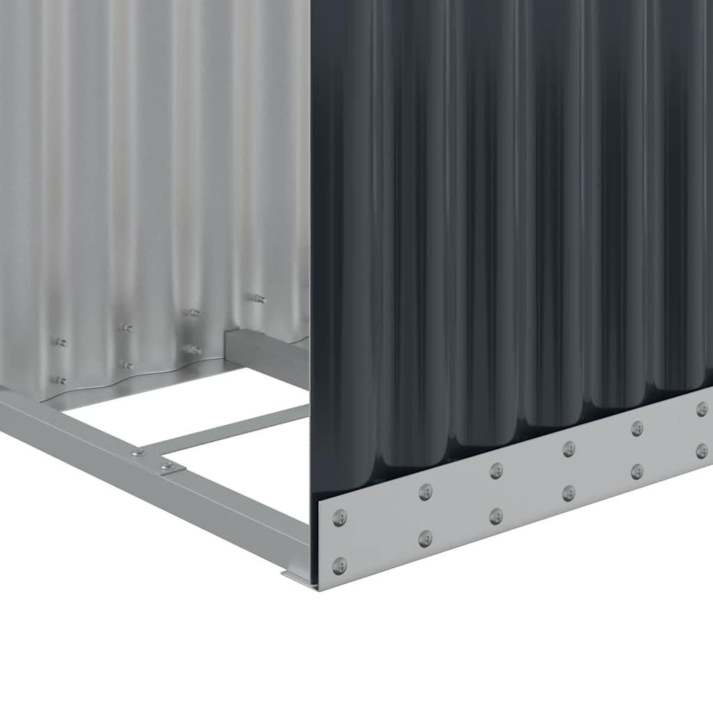 brændeholder antracit 40x45x100 cm galvaniseret stål