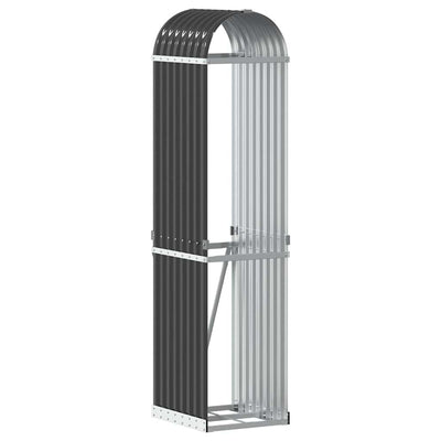 brændeholder antracit 40x45x170 cm galvaniseret stål