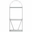brændeholder antracit 80x45x190 cm galvaniseret stål