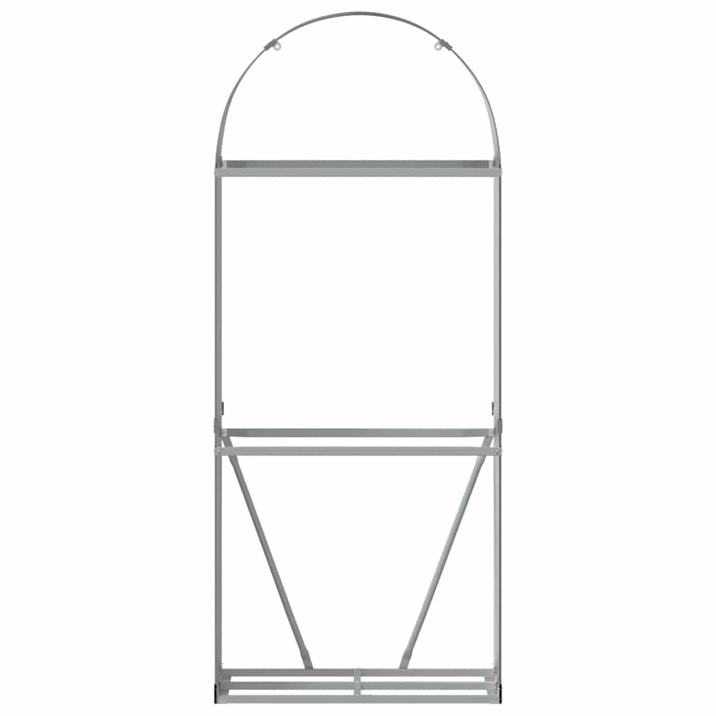 brændeholder antracit 80x45x190 cm galvaniseret stål