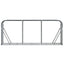 brændeholder antracit 234x45x100 cm galvaniseret stål
