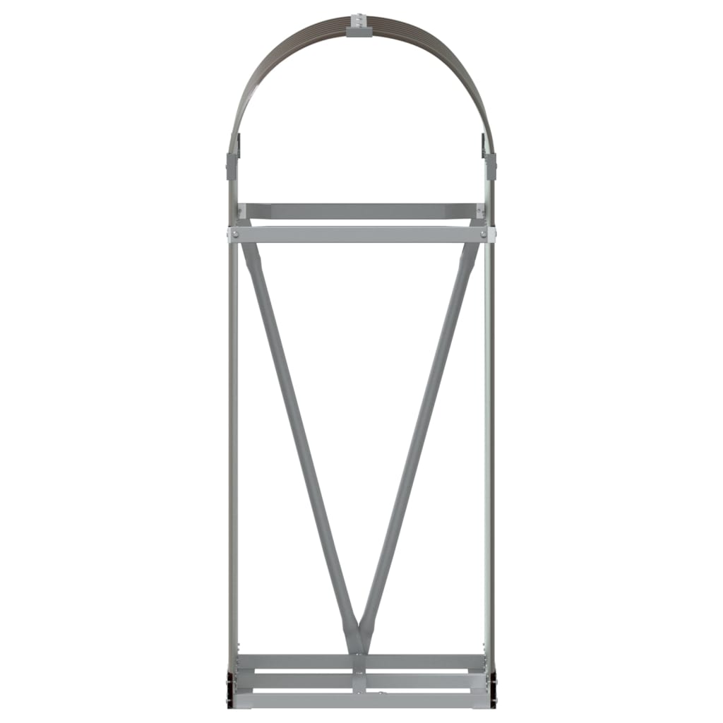 brændestativ 40x45x100 cm galvaniseret stål brun
