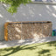 brændestativ 300x45x100 cm galvaniseret stål trælook