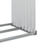 brændestativ 120x45x100 cm galvaniseret stål sølvfarvet