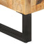 skænk 80x30x71 cm massivt ru mangotræ og metal