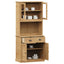 skænk VIGO 78x40x175 cm massivt fyrretræ