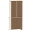 skænk VIGO 78x40x175 cm massivt fyrretræ hvid