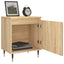 sengeborde 2 stk. 40x30x50 cm konstrueret træ sonoma-eg